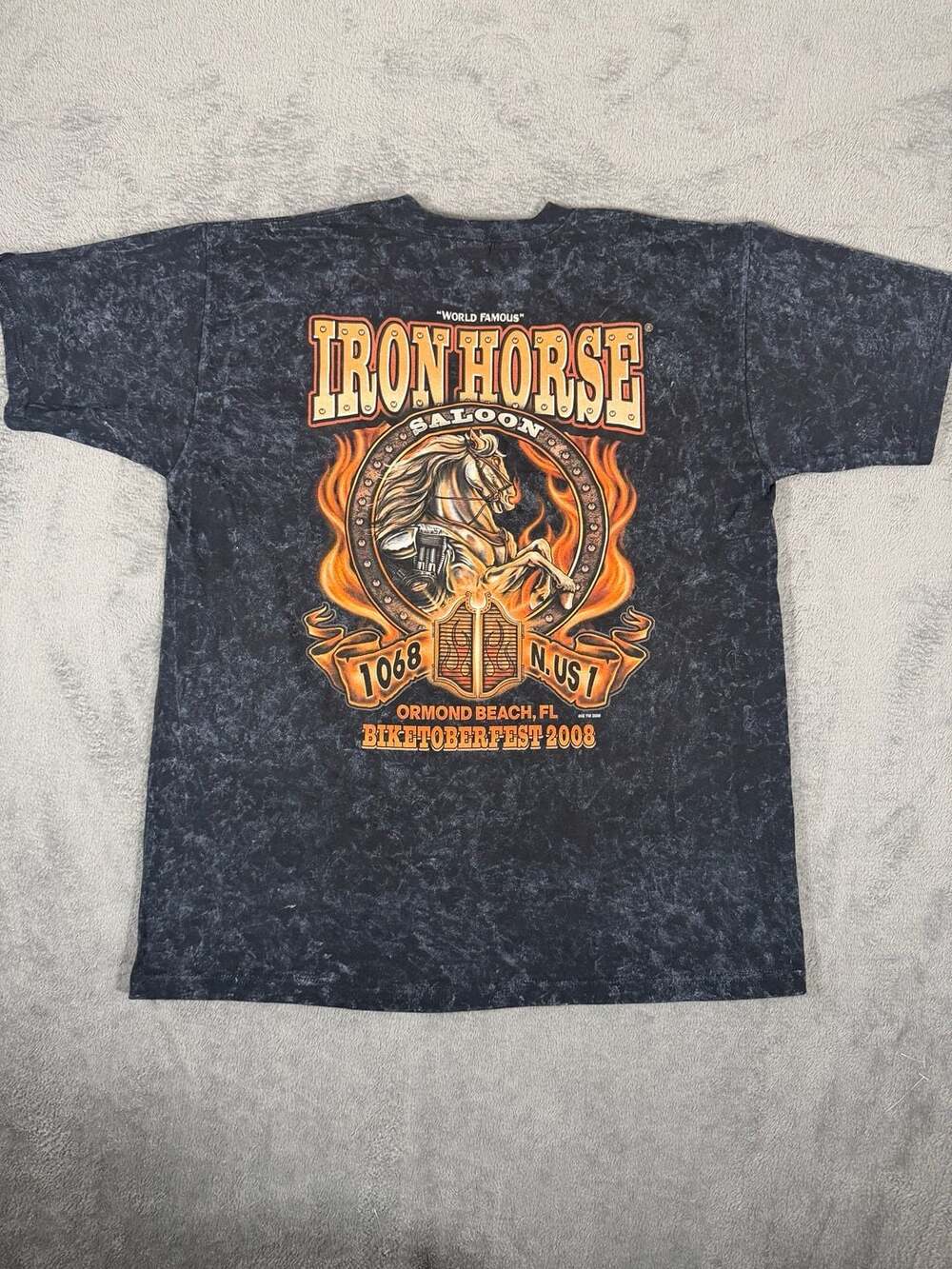 Iron Horse Saloon Biketoberfest 2008 Size L T-Shirt